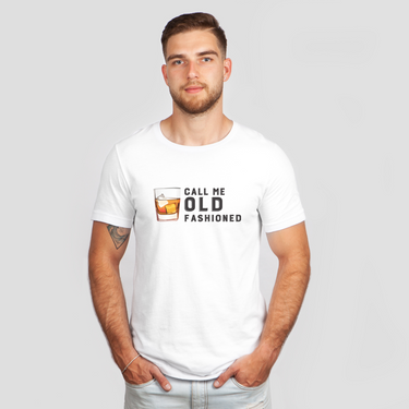 call me old fashioned whiskey white shirt
